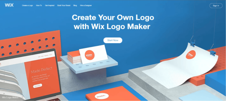 wix logo maker review logo generator process